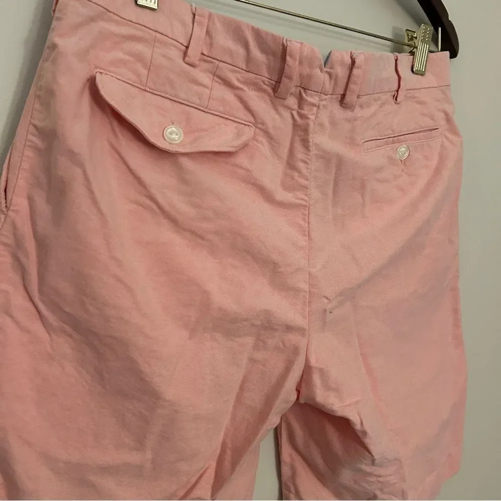 Polo by Ralph Lauren 34 Pastel Orange Peach Shorts Preppy Sporty Old Money
